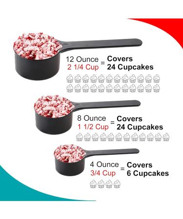 Bloody Bones Treat Toppers - 4 oz Resealable Stand Up Candy Bag - White Candy Bone Shaped Sprinkles w/ Red Splashes - Halloween Themed Sprinkles for Holiday Desserts and Snacks - Buy Online on GoSupps.com
