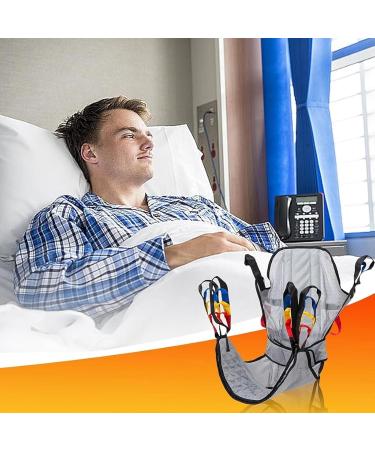 Patient Lift Sling with Commode Opening Mesh Breathable Medical Handicap Commode Full Body Sling for Elderly Disabled Transfer and Positioning and Lifting - Buy Online on GoSupps.com