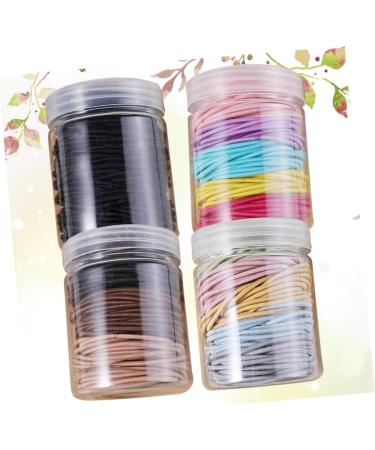 Beavorty 4 Boxes Hair Tie Bracelets Hair Ropes Hair Ties Bands Rope pigtail ties Nylon Elastic Hair Ties Hair Elastic Band Seamless Hair Bands hair holder Miss dense hair accessories - Buy Online on GoSupps.com