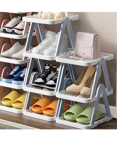 Efficient shoe storage solution with multiple unique shoe storage racks. Space saving home shoe shelf Multi-color  - Buy Online on GoSupps.com