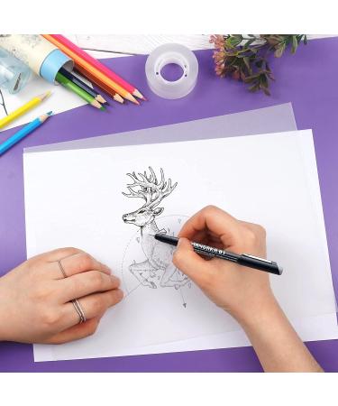 Translucent Vellum Paper 8.5x11 Inches  50 Sheets Printable Transparent 93GSM/63LBS Vellum Paper for Printing Sketching Tracing Drawing - Buy Online on GoSupps.com