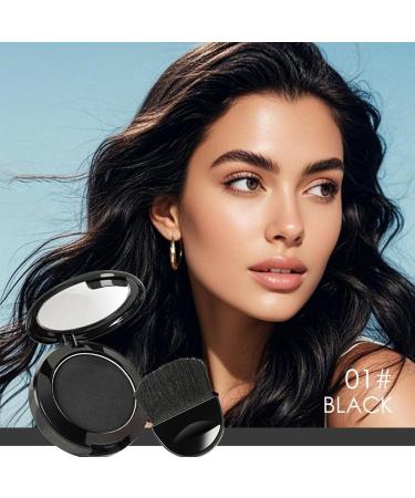 Yonuaret Hair Root Covering Powder Long Lasting Hairline Shadow Powder with Applicator and Mirror Lightweight Root Covering for Grandpa Grandma Women Instantly Thicker Fuller Look 01 - Buy Online on GoSupps.com