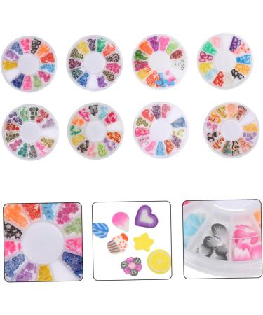 Beavorty 56 Boxes Soft Pottery Polymer Clay Patch Lovely DIY Patch Flower Clay Nail Art Manicure Decor Nail Decoration Nail Jewels Nail Accessories Decorative Clay Patch Boxed Assorted 3d - Buy Online on GoSupps.com