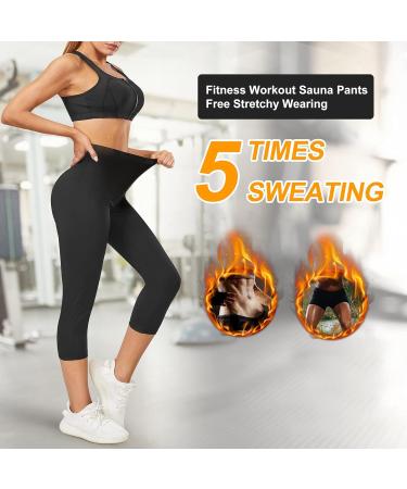 Chumian Women's Sauna Jogging Pants | Hot Thermo Sweat Leggings for Weight Loss & Training - Buy Online on GoSupps.com