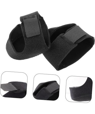 Healeved Rubber Heel Pad | Washable Heel Cushions for Men & Women | Silicone Heel Protectors - 1 Pair 9x9cm Black - Buy Online on GoSupps.com