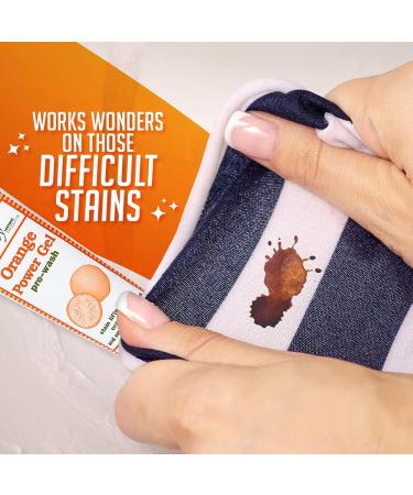 Stanley Home Products Orange Power Gel - Instant Laundry Stain Remover for Tough Stains | Cleans & Deodorizes Fabrics | 4.5 oz - Buy Online on GoSupps.com