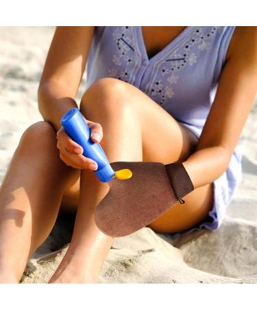 Double Sided Fake Tan Mitt Tanning Lotion Applicator Tanning Applicator Fake Tan Mitt with Nonslip Elastic Wrist and Thumb for Mousse Lotion Skin Care - Buy Online on GoSupps.com
