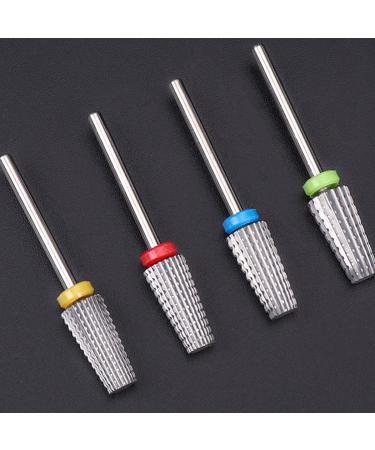 5-in-1 Carbide Nail Drill Bit Quickly Removes Acrylics and Hard Gels Professional 3/32" Electric Nail Drill Bit Tungsten Steel Drill Bit Manicure and Pedicure Professional Salon Tool (Fine Silver) - Buy Online on GoSupps.com