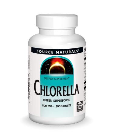 Source Naturals Chlorella 500 mg 200 Tablets - Buy Online on GoSupps.com