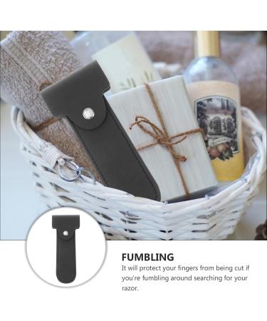 PopetPop Razor Holster Case - Travel Bag for Men's Razors & Shears | Leather Storage Solution for International Shipping - Buy Online on GoSupps.com