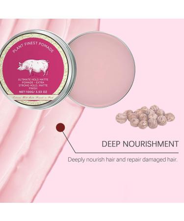 Hair Styling Matte Wax Pink Extreme Hair Finishing Wax Hair Pomade Wax Edge Control Smooth Wax for Hair Styling Edge Frizz Hair Moisturizing Wax for Strong Hold No Shine & Flake Free - Buy Online on GoSupps.com