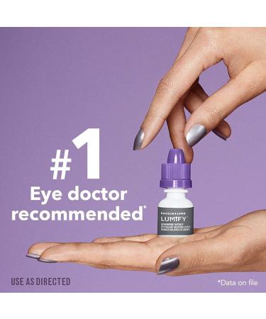 LUMIFY Redness Reliever Eye Drops 0.08 Fl Oz (2.5mL) 2-Pack - Fast-Acting Eye Drops for Clear, Bright Eyes - Buy Online on GoSupps.com