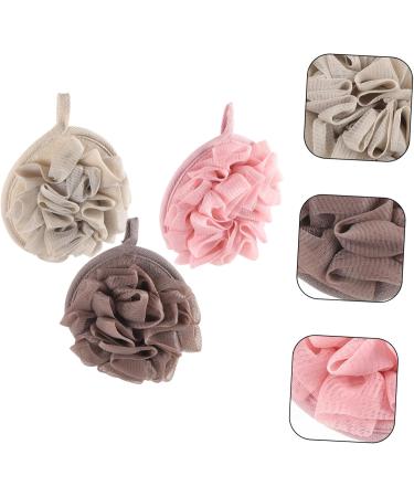 Beaupretty 3pcs Bath Ball Shower Scrubber Set | Body Cleaning Exfoliating Loofah for Luxurious Bath Experience - Ideal for All Skin Types - Buy Online on GoSupps.com