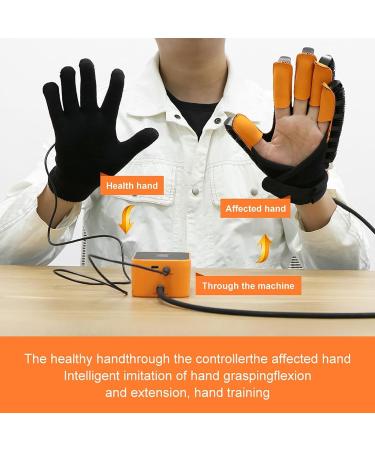 Rehabilitation Robot Gloves - Electric Hand Therapy Device for Stroke Recovery | Adjustable Speed & Strength Right Size M - Buy Online on GoSupps.com