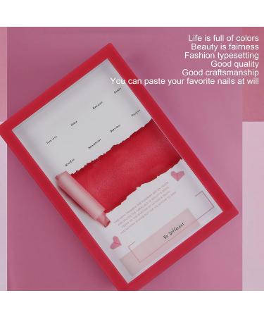 Nail Polish Display Book Magnet Closure 25 30 Colors Nail Color Display Book 29.8x20x2.4cm for Nail Salons Nail Shops for Nail Art Works Display - Buy Online on GoSupps.com