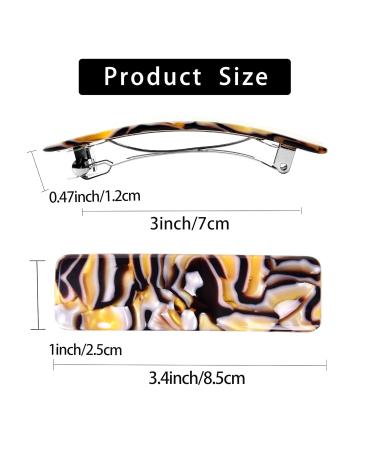 Buy 2 Piece Large Patent Hair Clip Set for Women - Perfect for Thick & Thin Hair - Onyx & South Sea - Buy Online on GoSupps.com