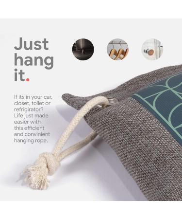8-Pack Bamboo Charcoal Air Purifying Bags | Powerful Odor Absorber for Home & Car | Kid & Pet-Friendly Fresheners - Buy Online on GoSupps.com