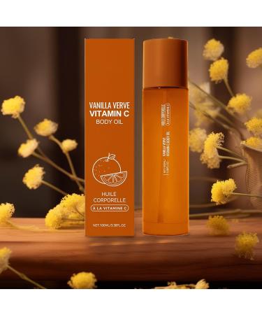 Body oil care oil body care vitamin C oil body moisture soft formula and natural radiant shine 100 ml - Buy Online on GoSupps.com