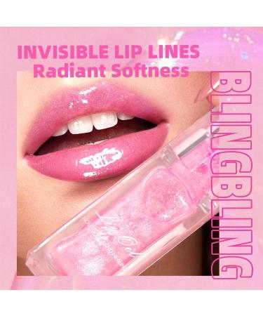 Bekoeen 2Pcs Magic Color Changing Lip Oil Lipstick Big Brush Hydrating Glimmer Glow Oil Long Lasting Moisturizing Smooth Non-Sticky Lip Gloss Lip Balm Fresh Lip Oil Stain Girl's Lip Care (light pink) - Buy Online on GoSupps.com
