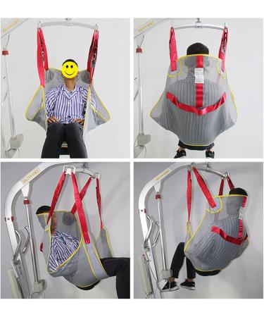 Patient Lift Toileting Sling Full Body Patient Lifting Harness Mesh Patient Lift Sling for Nursing Elderly Disabled XL - Buy Online on GoSupps.com