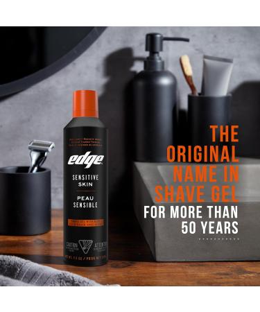 Edge Shaving Gel for Men Gel with Aloe Cream Sensitive Skin Shave Gel Moisturizes Protects and Soothes - 9.5 Oz - Pack Of 2 - Buy Online on GoSupps.com