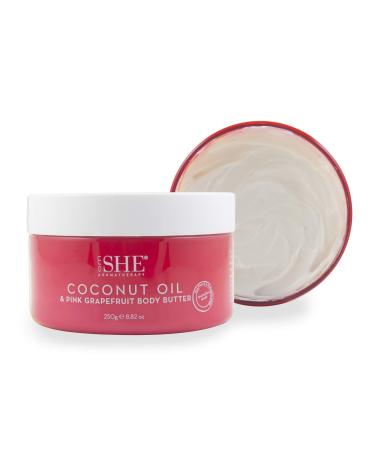 Om She Aromatherapy Coconut Oil & Pink Grapefruit Body Butter Coconut & Pink Grapefruit
