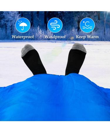OBTANIM Portable Waterproof Camping Sleeping Bag for Adults & Kids - 4 Seasons - Ideal for Backpacking, Hiking, Mountaineering - Indoor/Outdoor Use - Blue - Buy Online on GoSupps.com