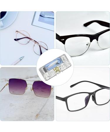 Spectacle Repair Kit - 50Pcs Glasses Screws, Silicone Nose Pads, Expert Replacement Parts Set for Eyeglasses & Sunglasses - Includes Bridge Support, Tweezers, Mirror Cloth - Buy Online on GoSupps.com
