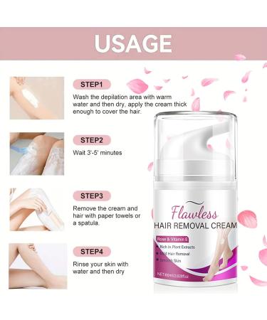 EONFAVE Cream for hair removal on the body painless and longlasting hair removal cream for legs and face - Buy Online on GoSupps.com