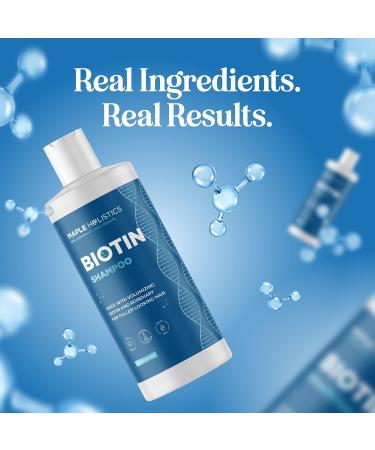 Maple Holistics Volumizing Biotin Shampoo for Thinning Hair Thickening Shampoo for Men and Women with Rosemary Essential Oil - 8 Fl Oz - Buy Online on GoSupps.com
