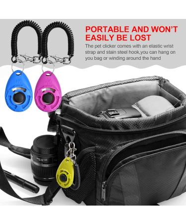 16 Pieces Dog Training Clicker Set - Professional Pet Training Clickers with Hand Loop & Large Button for Dogs & Horses - International Shipping Available - Buy Online on GoSupps.com