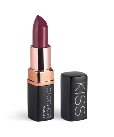 Inglot Kiss Catcher Lipstick Collection Lipstick with pleasantly creamy formula and subtle shimmering finish rosie cocoa 906 Berry Liqueur 906