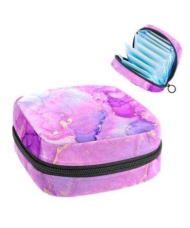 Rosa gold marble ladies binding storage pocket feminine menstrual cup bags breastfeeding insert holder tampon pockets portable period pocket for women teen girls 1 piece multicolored 9