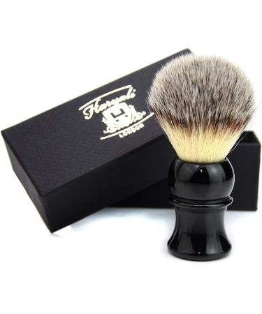 Luxury Shaving Brush for Men Gift Box | Synthetic Hair & Pure Black Handle | Perfect Grooming Gift - Buy Online on GoSupps.com
