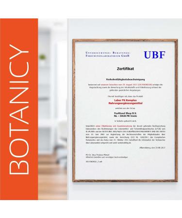 Botanicy Leber Fit Complex | Phosphocolex & Milk Thistle Silymarin | Supports Liver Health | High Bioavailability | 60 Capsules - Buy Online on GoSupps.com