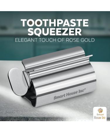 Stainless Steel Toothpaste Squeezer Tube Roller - Saves Toothpaste, Creams - Simple & Practical (Silver) - Buy Online on GoSupps.com