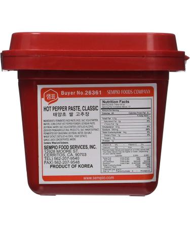 Sempio Hot Pepper Paste (Gochujang) 1 kg Product of Korea - Buy Online on GoSupps.com