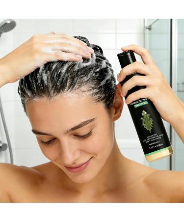 Shampooing Activateur de Racines | Fortifiant Nourrissant Croissance | Shampooing Volumateur Anti-Chute 220ml - pour Cheveux Fins Mince Fris s Ab m s Secs Sensibles Quotidien Hommes  - Buy Online on GoSupps.com
