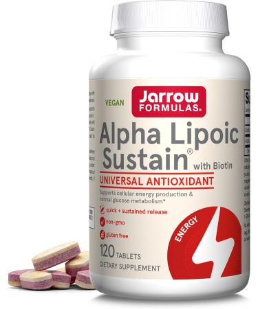Jarrow Formulas Alpha Lipoic Sustain with Biotin 300 mg 120 Tablets - Buy Online on GoSupps.com
