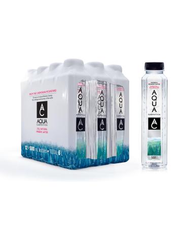 AQUA Carpatica Still Natural Mineral Water 500 ml PET (12 pieces) naturally sodium-free single*