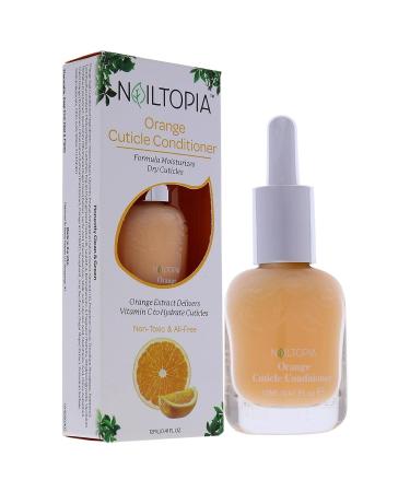 Nailtopia Orange Cuticle Conditioner - Strengthening Treatment for Dry Skin and Nails - Vitamin C Hydration - All Natural Vegan Formula - Buy Online on GoSupps.com