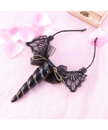 Lurrose Unicorn Headband - 2 Pieces Cat Ear Headbands for Birthday Halloween Easter Parties - International Shipping Available - Buy Online on GoSupps.com