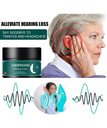 Tinnitus Relief Cream - Natural Herbal Formula for Ear Ringing & Pain Relief - Buy Online on GoSupps.com