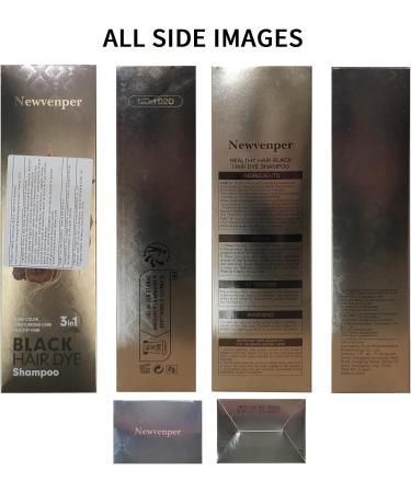 Black Hair comb Dye Shampoo Long-lasting Hair Color Shampoo Travelling Outfit For Women Men Easy Comb Dyeing 200ML 200 ml (Pack of 1) Black - Buy Online on GoSupps.com