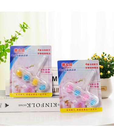 Shakven Rim Hanger Toilet Bowl Cleaner Scented Bathroom Toilet Cleaning Ball Hangable Self-Cleaning Scented Toilet Bowl Freshener With Folding Hook Quick Foaming - Buy Online on GoSupps.com