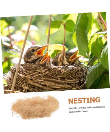 Yardwe Bird Nesting Material - 2-Piece Bast Grass Slide Bed | Ideal Bird Nesting Accessories | 22x12cm Filler & Bed Covering - Buy Online on GoSupps.com