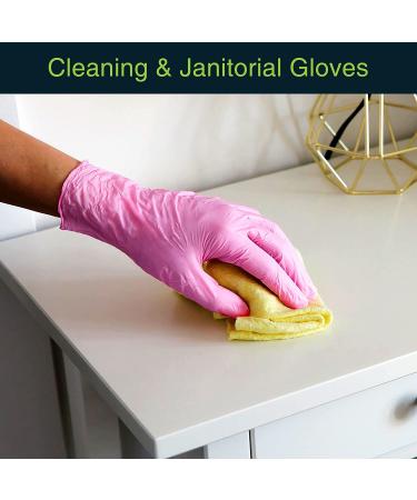 Pink Vinyl Disposable Gloves Medium 50 Pack - Latex-Free, Powder-Free Medical Exam Gloves - 3 Mil Thickness - Ideal for Surgical, Home Cleaning, and Food Handling (Pack of 50) - Buy Online on GoSupps.com