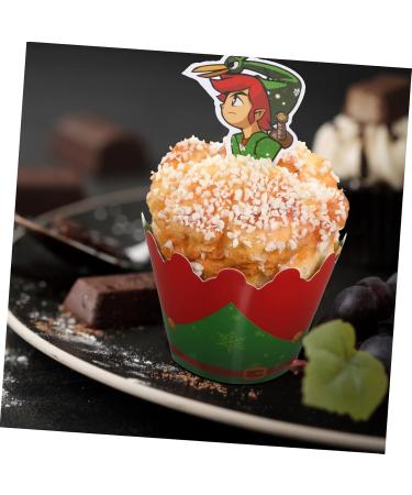 Christmas Cake Decoration Set | Cupcake Toppers Wraps & Party Supplies for Holiday Celebrations - Buy Online on GoSupps.com