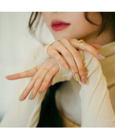 Zinipin Gellight Semi-Cured Gel Nail Strips | 24 Nail Wraps | Includes Nail Wipes Cuticle Stick & Nail File (My Palette) - Buy Online on GoSupps.com