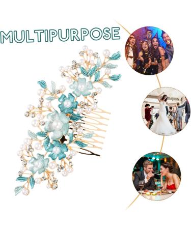 Hair Plug Hair Clip Rhinestone Bobby Pins Hair Barrettes Hair Pin Flower Hair Comb Tiaras for Hair Accessories for Women Wedding Bride Hairpin Women Headpiece Women Headdress Beatifufu - Buy Online on GoSupps.com